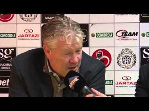 Persbabbel Peter Maes na Lokeren-Charleroi