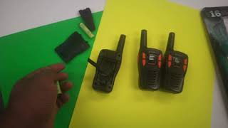 How to replace/install Cobra walkie-talkie battery