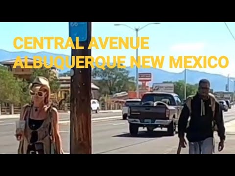 Walking tour the most dangerous hood in Central Avenue Albuquerque NM