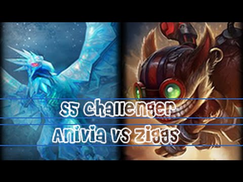 Bjergsen as Anivia vs Ziggs Mid S5 Preseason Ranked Challenger Highlights #6