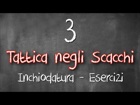 Tattica negli Scacchi 3 - Inchiodatura - Esercizi