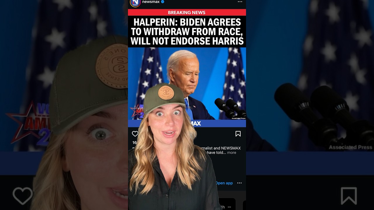 BREAKING: Reports Say Biden Agrees to Withdraw! Does NOT Endorse Kamala!!! #2ndamendment #shorts ￼