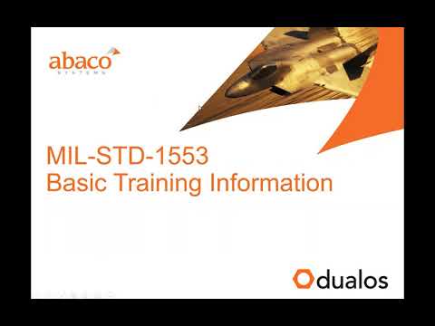 MIL-STD-1553 Basic Training