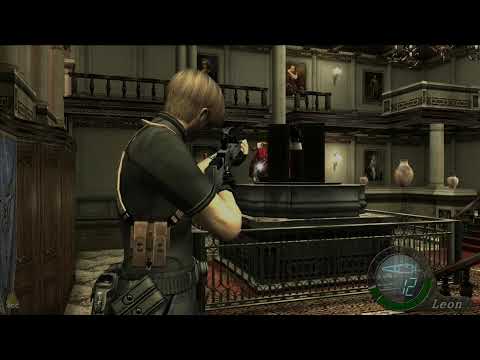 Red Robed Cultist in the Castle Parlor Alternate Method #2 - Resident Evil 4 100% Walkthrough