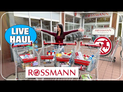 💸XXL ROSSMANN LIVE Shopping Sep 2025 😍 LIVE SHOPPING MIT Frühlingsrolina