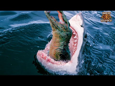 Great White Shark Vs Saltwater Crocodile - The Ultimate Verdict (2022)