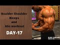 Best Shoulder+Biceps+Abs Workout II (DAY-17)