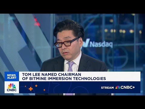 Fundstrat's Tom Lee on being named chairman of BitMine Immersion Technologies