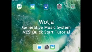 Video thumbnail for Wotja: Generative Music System - Quick Start (18m) by Intermorphic