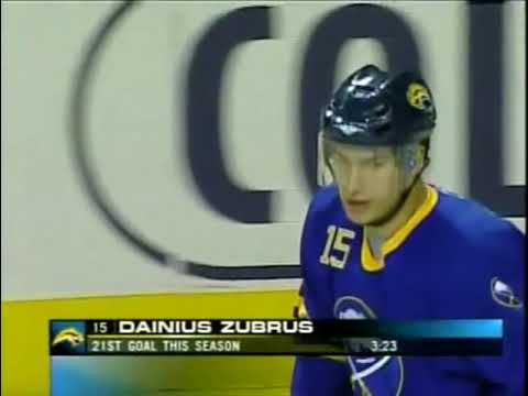 New Jersey Devils vs. Buffalo Sabres 3/10/07 -  ALL SABRES GOALS