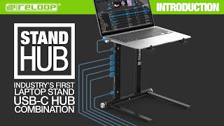 Video thumbnail for Reloop Stand Hub - Advanced Laptop Stand with USB-C PD-Hub - Overview & Key features by ReloopDJ