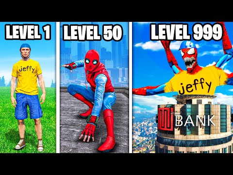 Jeffy Upgrades SPIDERMAN To GOD SPIDERMAN in GTA 5!