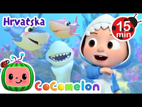 Pjesma podmornice Baby Shark! 🦈🎵 | CoComelon Hrvatska | Crtaći filmovi i dječje pjesme hrvatskom