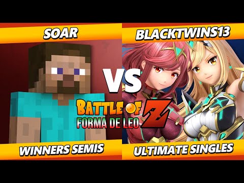 Battle of Z  - Soar (Steve, Pokemon Trainer) Vs. Blacktwins13 (Pyra Mythra) Smash Ultimate