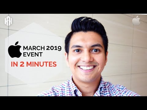 Apple March Event 2019 in 2 Minutes