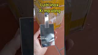 Download lagu Lưới inox xi mạ vàng #luoiionx #ximavang #ximatrangsuc #luoititan #muzi #dungcuxima #xivang #xibac mp3