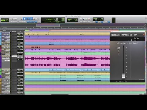 Mixing with SSL Matrix using Delta Control and ProTools