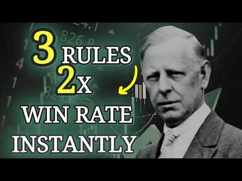 Jesse Livermore's 3 Timeless Rules to DOUBLE Your Trading Win Rate (Trading Psychology Masterclass)