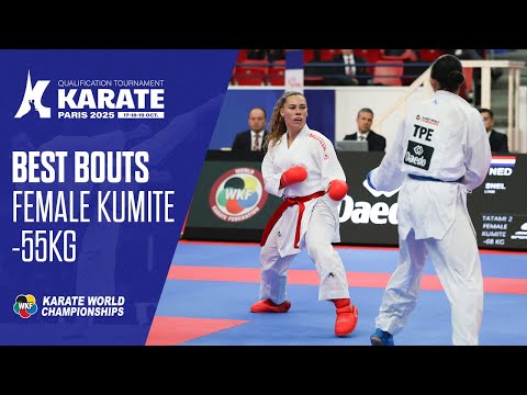 Best KARATE Bouts of Paris Qualification Tournament: FEMALE KUMITE -68KG | WORLD KARATE FEDERATION