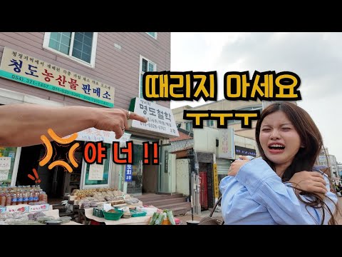 청도 소싸움 구경하러 간 베트남 여자, 그곳에서 벌어진 충격 사건!