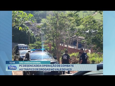 São José do Goiabal: PC Desencadeia Operação de Combate ao Tráfico de Drogas no Vale do Aço.