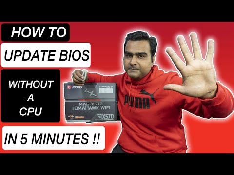 How to Update Bios without a CPU in 5 Minutes !! (Using the Bios Flash Button)