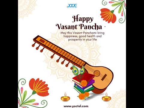 Happy Vasant Panchami - Saraswati Puja Wishes #reels #tranding #shorts #feed #vasantpanchami