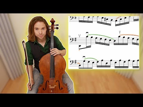 How to play BACH PRELUDE Suite 1 on CELLO part 3 | Baroque Cello Lessons