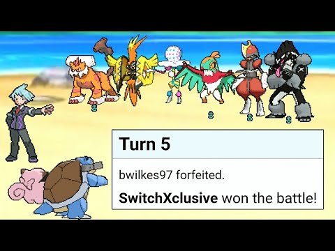 This is what happens when you paired CLEFAIRY with BLASTOISE - POKEMON SHOWDOWN EPIC SWEEP!!