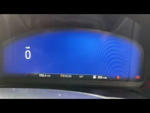 Ford Puma ST-Line X digital dash displays