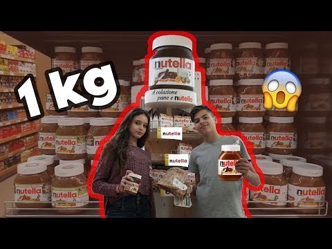 MANGIAMO 1 KG DI NUTELLA IN 1 MINUTO!