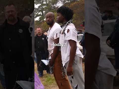 Dressing up as Slaves at Civil War Reenactment Prank⛓️😭 #kaneljoseph