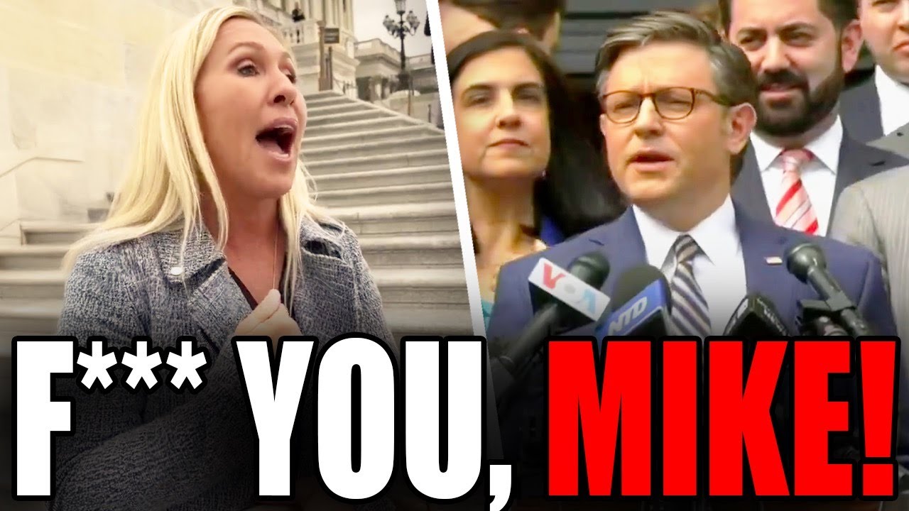 Marjorie Greene YELLS AT MIKE JOHNSON in EXPOSED Phone Call!