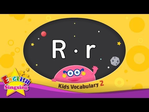 Kids vocabulary compilation ver.2 - Words starting with R, r - Learn English for kids