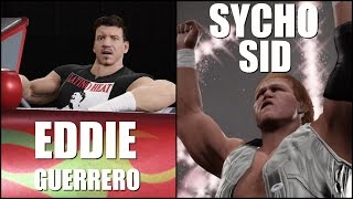 Eddie Guerrero vs Sycho Sid | WWE 2K17 Legends Pack DLC