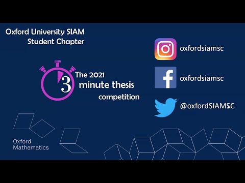 3 Minute Thesis Competition 2021
