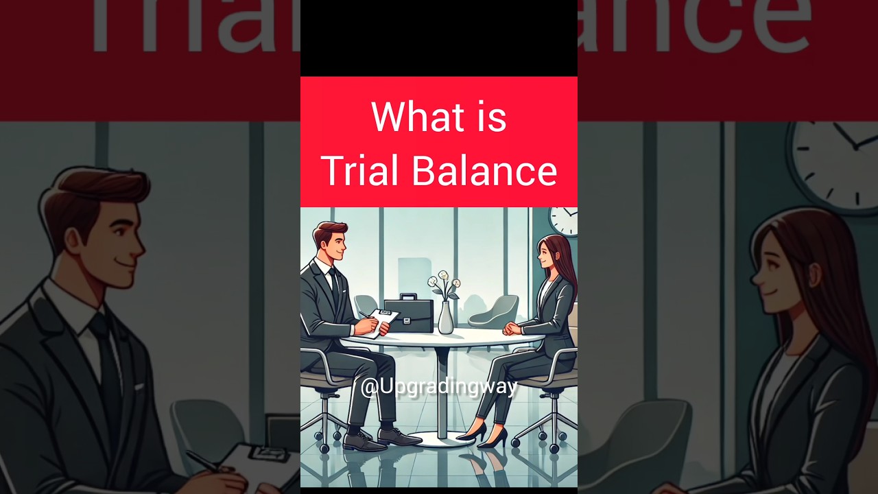 What is Trial Balance? #upgradingway #accountant #interviewquestions #shorts  #accounting #income