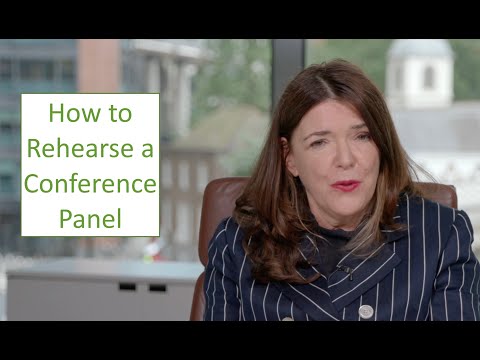 Thumbnail for How to Rehearse for a Conference Panel Benjamin Ball Associates by Sine, Sting