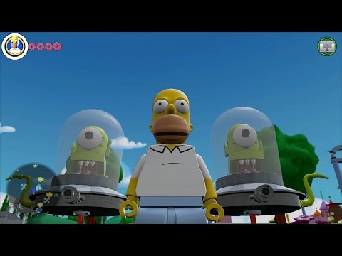 LEGO Dimensions - Simpsons Level Pack All 10 Minikits with Adventure World