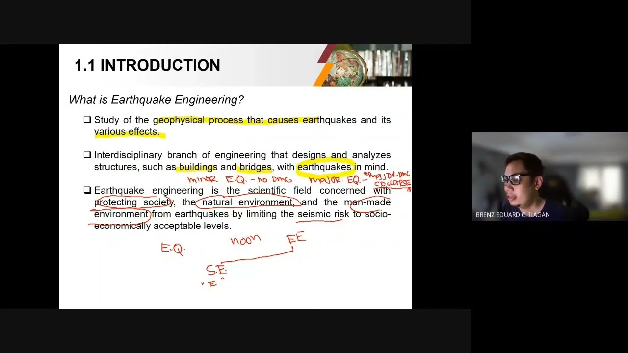 Elective1 - Introduction to Earthquake Engineering
