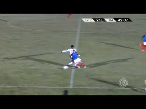 Maxence Caqueret vs Germany U18 Friendly (23/03/2018)