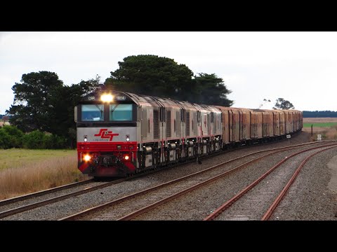 A Very Long 5PM9 SCT Freight Train At Gheringhap With CSR014 CSR023 CSR021 CSR011 CSR022 (3/7/22)