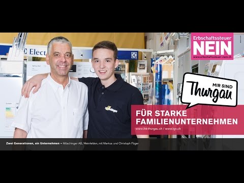 Erbschaftssteuer NEIN, Möschinger AG, Weinfelden