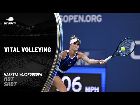 Marketa Vondrousova's Laser Sharp Reactions | 2023 US Open