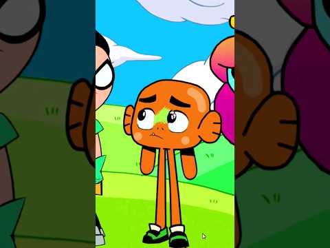 Teen Titans GO X Amazing World of Gumball & FNAF #teentitansgo  #fnaf #Gumball #shorts #colorswap