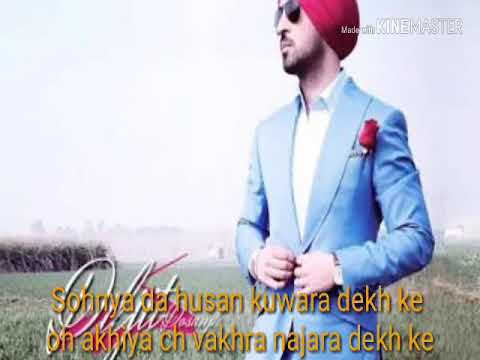 Pare ho ja Jatt nu Sharab chd  gyi ( Full Lyrical Video) |Diljit Dosanjh| latest Punjabi song