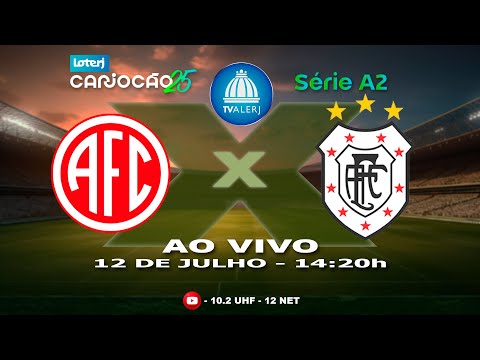FUTEBOL SÉRIE A2 - AMERICA X AMERICANO - 12/07/2025
