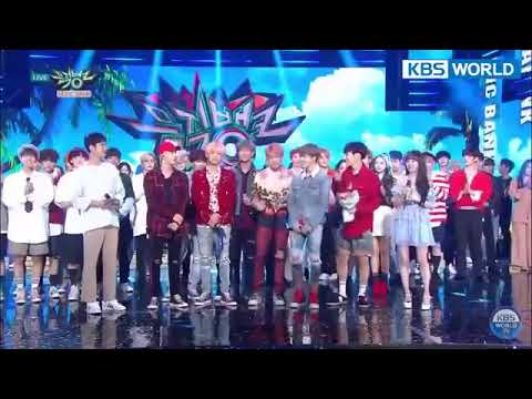 BTS 180831 IDOL win 1th in KBS music Bank