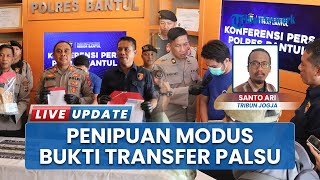 Polsek Kretek Tangkap Pelaku Penipuan, Modusnya Kirim Bukti Transfer Palsu ke Korban