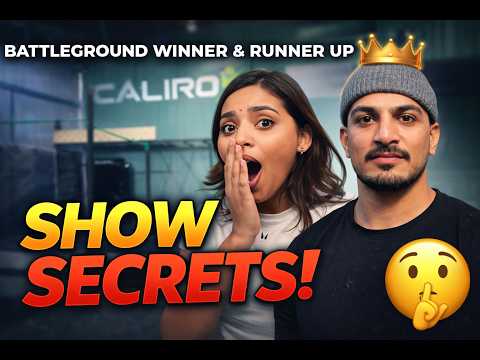 BATTLEGROUND WINNER Reunited with the Runner-Up! Nikhil Spills Show Secrets at Caliroxx 🤫